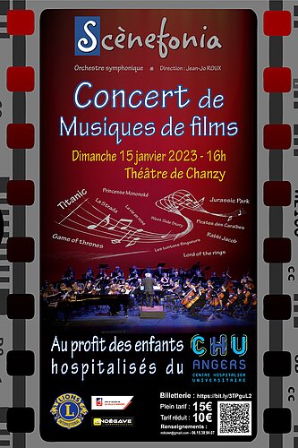 Concert de musiques de films - CONCERT COMPLET