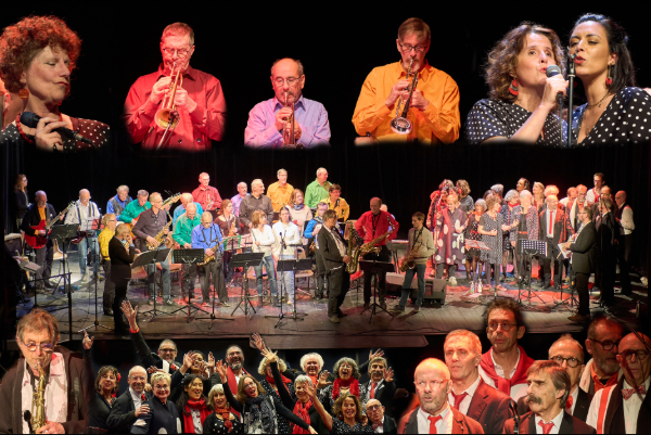 L'ensemble Big Up et le Layon Jazz Band